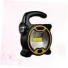 KOMBIUDA 2pcs Cob Led Handheld Spotlight Portable Camping Light Ultra- Light for Outdoor Use Lightweight Searchlight Yellow No Battery view 2