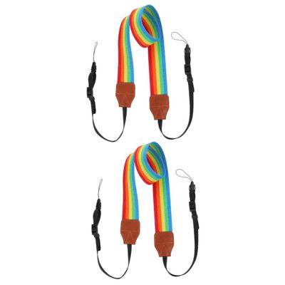 OSALADI 2pcs Adjustable Camera Strap Woven Neck and Shoulder Strap for Men Women for Photographers Travel and Outdoor Adventures
