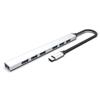 Q-BAIHE USB HUB Aluminum Alloy TYPEC 7-Port Splitter USB 1 Drag 7 Suitable for Laptops view 1