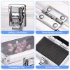 Noverlife 50 Holes Nail Drill Bit Holder Case, Professional Polishing Heads Holder Organizer, Silver Bit Storage Box, Large Display Container for Salon Grinding Head view 3