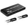 DAGIJIRD KVM Switch, 8K 2 in 1 Out 1 USB C KVM Switch 100W PD Charge Type C KVM Switch for 2 Laptop 1 Monitor view 1