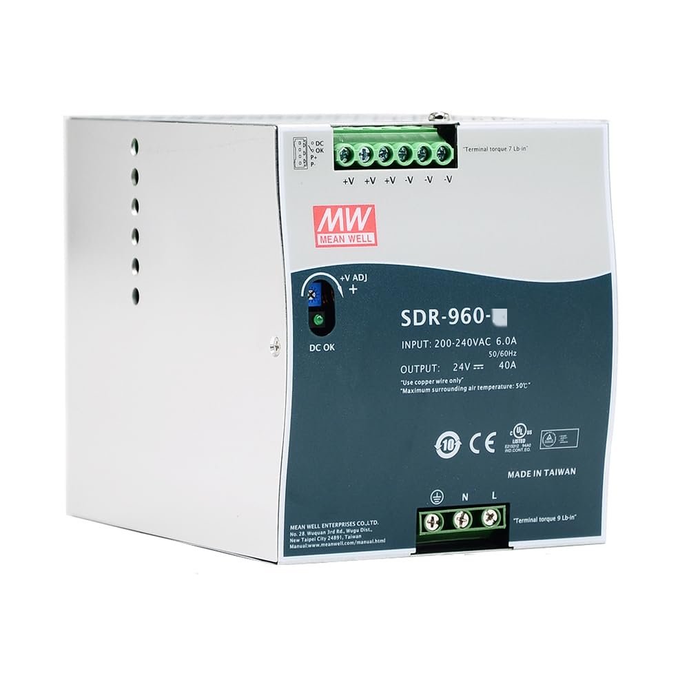 Mean Well SDR 960W 40A Switching Power Supply SDR-960-24