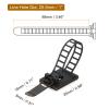 uxcell 100pcs Adhesive Cable Clips, Adjustable Nylon Cable Cord Organizer Cable Management Clips Cable Clamps for Desk Car Home and Office (Black, 88mm/3.46") view 2