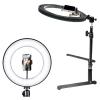 Phone Stand with Light, Adjustable Selfie Phone Tripod with Light, Overhead Phone Mount, Phone Bracket, Photo Accessories, Recording Equipment for Cooking, Vlogging, Live Streaming (A) view 1