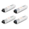 2 Pair of 10G SFP+ Bidi Transceiver, 10GBase-BIDI 1270nm/1330nm SMF, up to 20km, Compatible with Cisco, Ubiquiti, D-Link, Supermicro, Netgear and Other Open Switches view 1