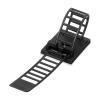 uxcell 100pcs Adhesive Cable Clips, Adjustable Nylon Cable Cord Organizer Cable Management Clips Cable Clamps for Desk Car Home and Office (Black, 110mm/4.33") view 4