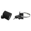 Holicfun Silicone Skin Bundle with Pole Mount for Simplisafe Outdoor Camera - Black view 1