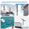 Starlink Mounting Kit,Starlink Pipe Mount Adapter,Aluminum Alloy Starlink Pole Mount for V2 Rectangular Starlink Satellite Dish Antenna,for Starlink,TV Mast and Satellite Mast view 2