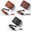 Andoer Digital Camera Protective Case PU Leather Camera Storage Bag with Removable Shoulder Strap Compatible with Canon G7X2/ G7X3 view 4