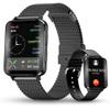 FILIEKEU Smart Watches Men Women Answer/Make Calls Touch Screen Fitness Tracker with Heart Rate Blood Oxygen Blood Pressure Monitor 100+ Sports Modes Waterproof Smart Watch Black for Android iOS black view 1