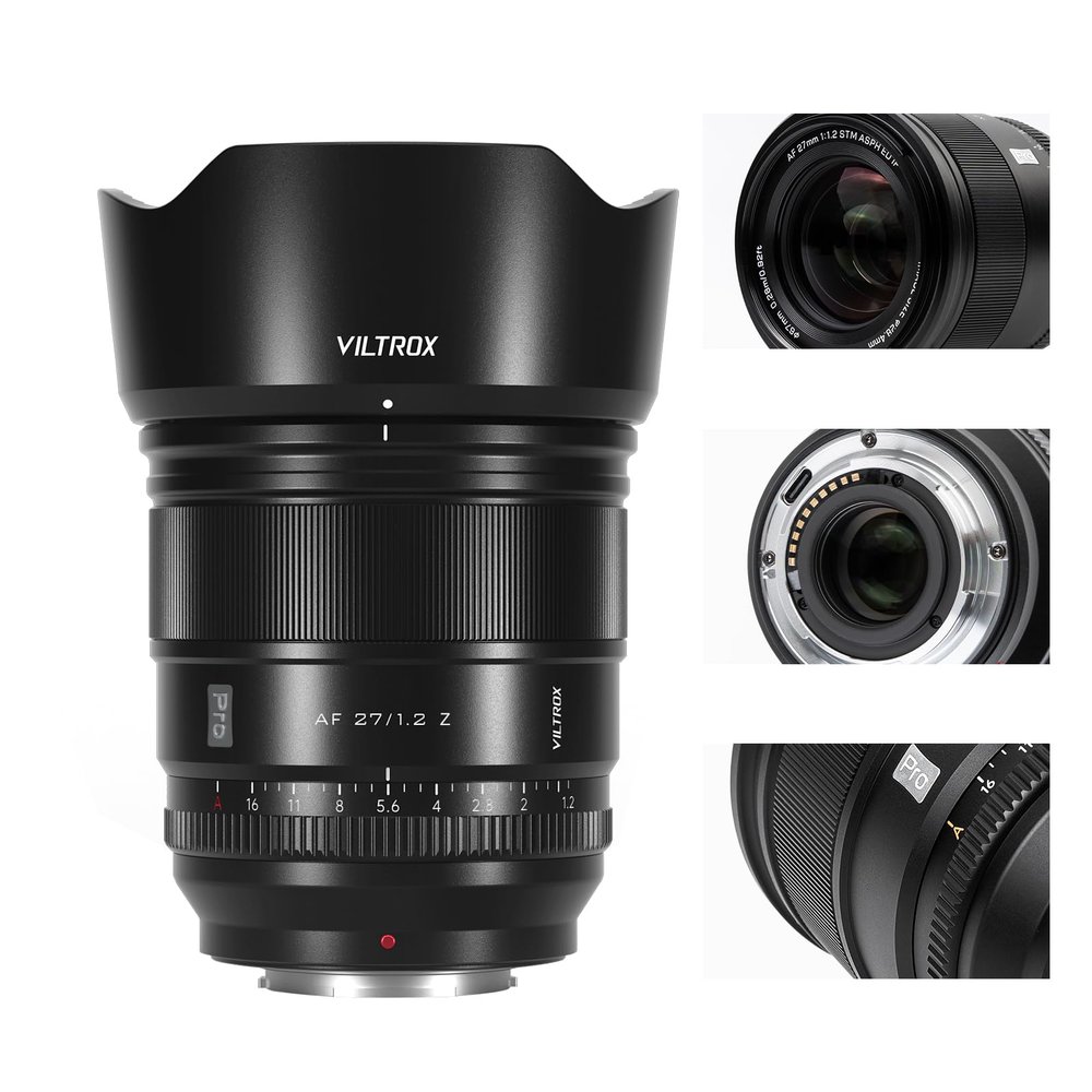 VILTROX AF 27mm/1.2Pro Z Mount APS-C AF Autofocus Prime Wide Angle Lens STM for Nikon Z-Mount Cameras Z9 Z8 Z7 Z6 Z5 Z50 Z30 ZFC
