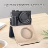 Andoer Digital Camera Protective Case PU Leather Camera Storage Bag with Removable Shoulder Strap Compatible with Canon G7X2/ G7X3 view 2