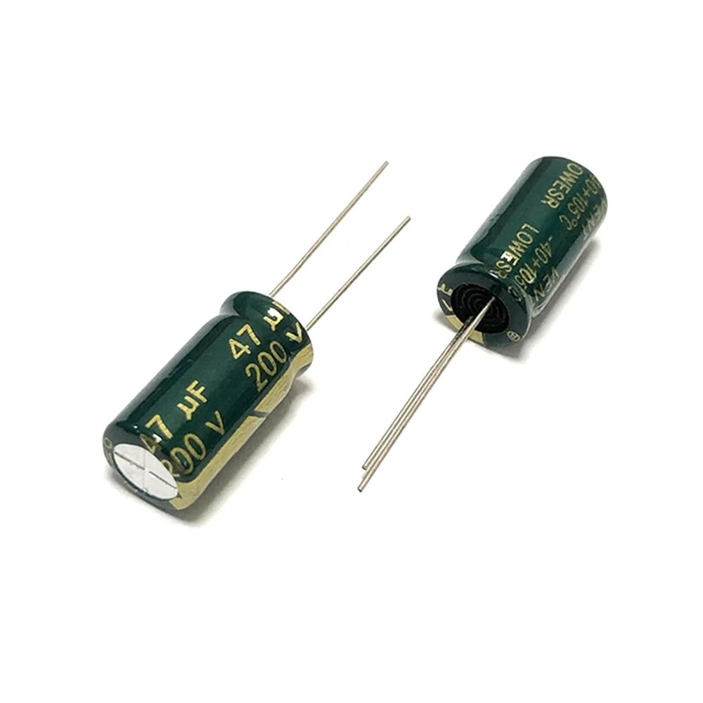 ZCERA 200v47UF 10x20mm high Frequency Low Aluminum Capacitor 47uf 200v 47mf 200wv 47MFD 200vdc 68uf 100uf 220uf 330uf 200v (Size : 200v220uf 18x30 5pcs)