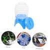 BIUDECO Portable Beer Barrel with 5l Water Tank Folding Drink Dispenser Durable for Camping Hiking Travel view 2