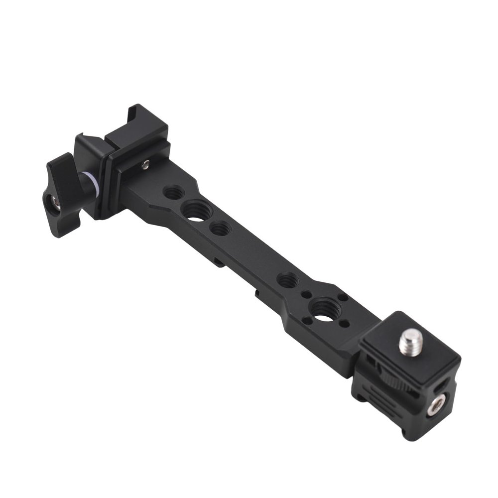 Andoer Portable Stabilizer Accessories with Universal Bracket for Aluminum Alloy Gimbal Extension Bar with Gimbal Stabilizer S3/RS3 Pro/RS2/RS2