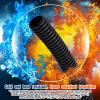 Sasylvia 1/4, 3/8, 1/2, 3/4'' X 10 ft Split Wire Loom Cord Protector Tubing Split Conduit Protector Tubing Convoluted Tube Flexible Electrical Wire Cover Protective Sleeves(Black) view 3
