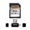 5-Years Data Recovery GIGASTONE 512GB SD Card with USB Type C Card Reader, 4K Camera Pro, A1 V30 U3 SDXC Memory Card Compatible with Canon Digital Camera, with 1 Mini case view 1