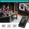 CLOSS HDMI Splitter, 4K HDMI Splitters 1 in 4 Out for Dual Monitors Supports 3D Full HD 1080P Aluminum Compatible for PS4 Fire Stick HDTV(1 Source to 4 Displays) Black view 2