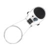 3 Digit Combination Lock for Stroller & Pushchair Durable Silver Cow Design Easy-Operate Travel Lock, Baby Carriage Security Lock view 2