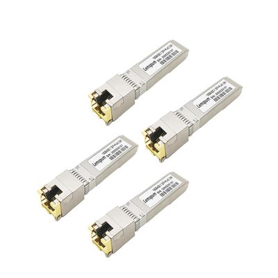 10GBASE-T SFP+ to RJ45 Transceiver, 10Gbe Copper 30m RJ-45 Optical Transceiver Module Compatible with Cisco SFP-10G-T-S,Ubiquiti UniFi UF-RJ45-10G, Meraki,Mikrotik,Supermicro,TP-Link ect.|4PC