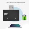 LOCADENCE USB 2.0 Hub, 2 Port USB Data Hub 2.0, 2 Port USB Twin Charger Splitter Adapter Converter Kit for Laptop, Flash Drive, HDD, Console, Printer, Camera,Keyborad, Mouse view 2
