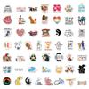 100 Pcs Cute Veterinary Stickers Funny Veterinarians Vinyl PVC Waterproof Stickers and Decals for Water Bottle Skateboard Luggage Laptop Computer Phone, Veterinar Party Favors Gifts view 3