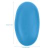 Hair Dye Ear Covers 3 Pairs Silicone Ear Protector Caps Blue view 2