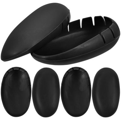 Beaupretty Ear Covers for Hair Dye 3 Pairs Hair Dye Ear Covers Ear Protectors Salon Hair Dying Earmuff for Women Men Black