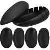 Beaupretty Ear Covers for Hair Dye 3 Pairs Hair Dye Ear Covers Ear Protectors Salon Hair Dying Earmuff for Women Men Black view 1