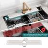 Eormoe Faucet Mat for Kitchen Sink  Diatomite Drying Stone Mat & Sink Protector, Prevent Moisture  Sink Splash Guard Water-Absorbing Stone Tray for Bathroom Counter [Light Grey,23.6" x 3.9"] view 2