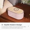 uscce Alarm Clock Bluetooth FM Radio: 10W Stereo Sound Speaker - Fast Wireless Charging for iPhone Samsung - Dimmable Clock Radio for Bedroom view 4