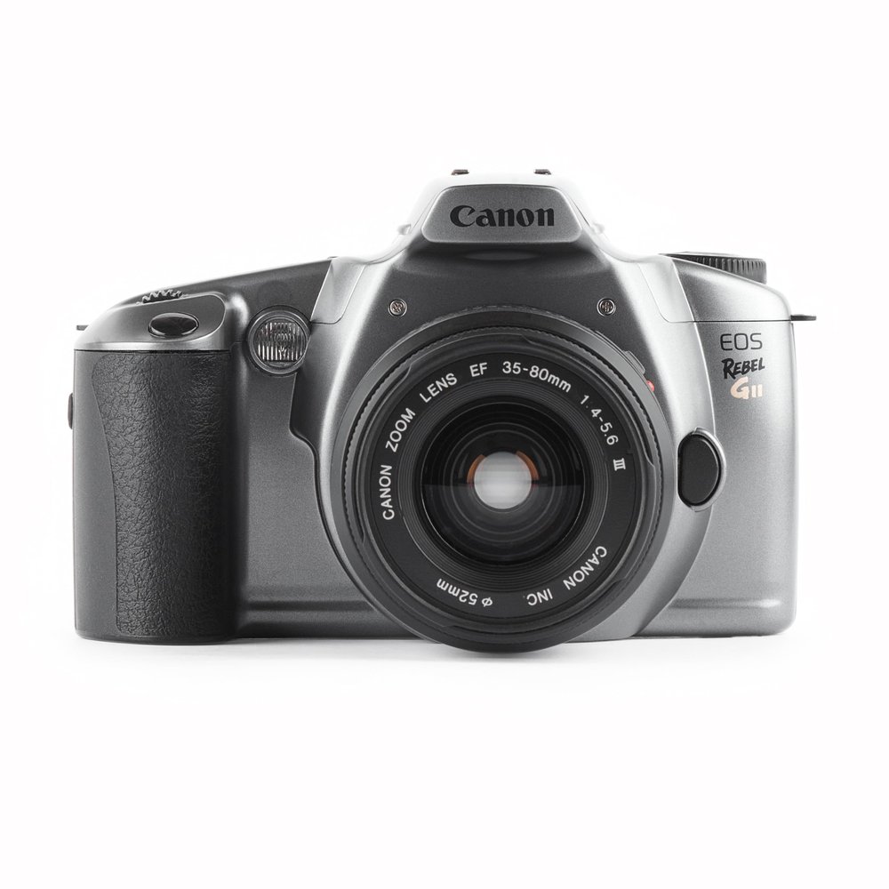 Canon EOS Rebel GII / XSn 35mm SLR Film Camera Kit w/ EF Auto Focus Lens (Renewed)