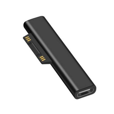 CHICHIYANG Type C Female PD Fast Charging Plug Converter Spare Parts ABS+Metal Adapter Converter for Microsoft Surface Pro 3