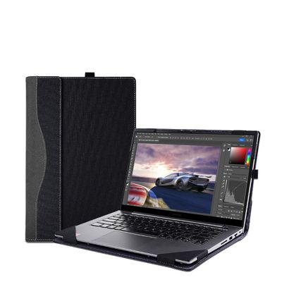 2024 New Laptop Cover Case for 15.6 inch Samsung Galaxy Book4 360 &Samsung Galaxy Book4 Compatible with Galaxy Book3 and Galaxy Book3 360,PU Leather Detachable Notebook PC Bag Shell (Dark Gray)