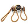 OSALADI Fashionable Long Leather Camera Rope Strap for Dslr Micro Cameras Stylish Halter Design Coffee Color Comfortable Durable for Photographers view 1