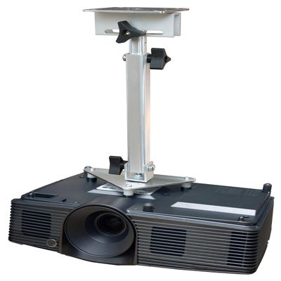 PCMD, LLC. Projector Ceiling Mount Compatible with Optoma UHZ35ST UHZ66 ZH400ST ZH462 ZH520 ZK430ST with Lateral Shift Coupling (Telescoping 13-20-Inch Extension)