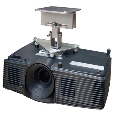 PCMD, LLC. Projector Ceiling Mount Compatible with Optoma EH339 EH401 HD29i HD29X HD30LV HZ146X-W with Lateral Shift Coupling (5-Inch Extension)