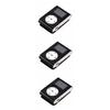 OSALADI 3pcs Mini Clip Player LCD Screen Supports Card Portable Music Player for Sports and Running Design Music Equalizer Options view 1