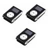 OSALADI 3pcs Mini Clip Player LCD Screen Supports Card Portable Music Player for Sports and Running Design Music Equalizer Options view 3