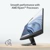 ASUS M3402 All-in-One, 23.8 FHD Touch Display, AMD Ryzen 5 7520U Processor, 16GB RAM, 512GB SSD, Windows 11 Home, Kensington Lock, Black, M3402WFA-PB504T view 3