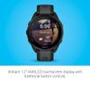 Garmin Forerunner 165 Music, Running Smartwatch, Colorful AMOLED Display, Training Metrics and Recovery Insights, Music on Your Wrist, Black view 3