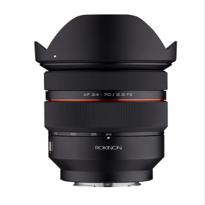 Rokinon 24-70mm F2.8 AF Zoom Lens for Sony E  Full Frame, Par-Focal, Fast Autofocus, Weather Sealed, UMC Coated, Cinematic Video Ready, Silent Operation, Manual Control Support, Custom Switch