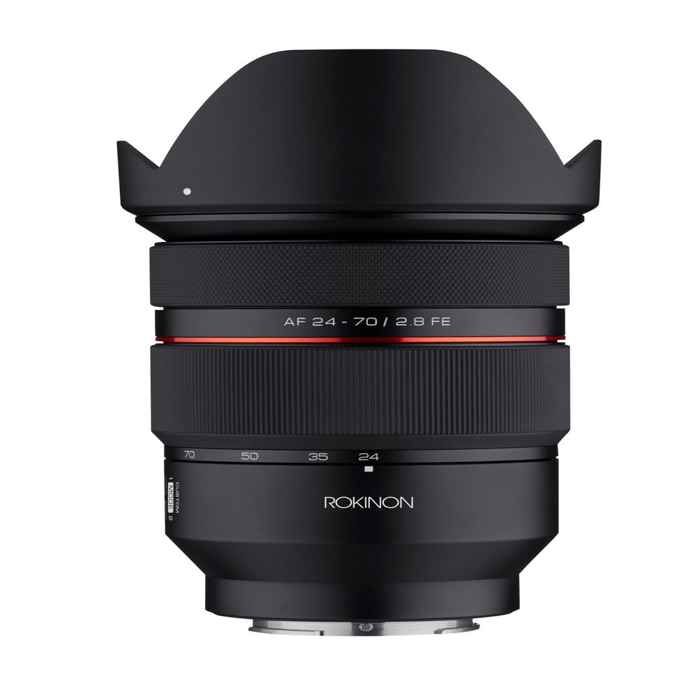 Rokinon 24-70mm F2.8 AF Zoom Lens for Sony E  Full Frame, Par-Focal, Fast Autofocus, Weather Sealed, UMC Coated, Cinematic Video Ready, Silent Operation, Manual Control Support, Custom Switch