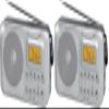 Supersonic SC-1091 4 Band AM/FM/SW1-2 PLL Portable Radio with Digital LCD Display, Clock, Alarm, Volume Control, Built-in Speaker, Telescopic Antenna, Foldable Handle, AC/DC Power and Battery Option view 1