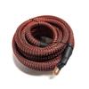 225FWY 10ft 4 Gauge Black/Red Snakeskin Braided Sleeving Wire Strands Copper Marine Cable 4 AWG view 1