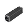 10Pcs 4Pins Speaker Power Amplifier Female to Female Connector AC Coupler Extender Adapter Loudspeaker Professional Audio Cable (Color : Grey to Grey-01) view 4