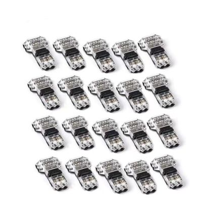 12V Wire and Cable snap-in Connector Terminal Connection Connector Automatic Plug Electrical Connector Wire car 20 Pieces (Color : A 20pcs)