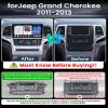 Car Radio for Jeep Grand Cherokee WK 2011 2012 2013, 9'' Touchscreen Car Stereo 1280 * 800 HD with Wireless Apple CarPlay & Android Auto 8Core, GPS Navigation, Bluetooth, 1080P Backup Camera, SWC view 2