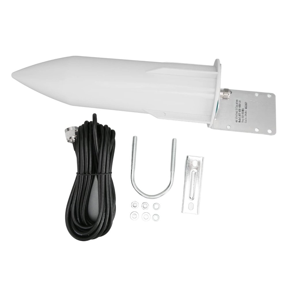 Vomeko High Gain 28DBi 3G 4G LET Bracket Mount Long Range Antenna 600 to 4900Mhz Omni-Directional Outdoor Pole/Wall Mount Antenna for Mobile Cell Phone Cellular 4G LTE Router Modem Gateway