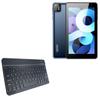 BoxWave Keyboard Compatible with Yezz Epic 3 - SlimKeys Bluetooth Keyboard, Portable Thin with Chiclet-Style Keys - Jet Black view 1